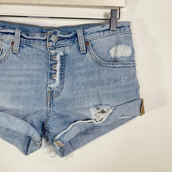 Levi's 501 Roll Up Jeans Short - Picture 5 of 16